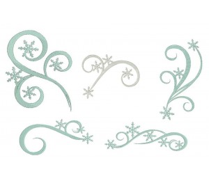 Stickserie - Winter Swirls